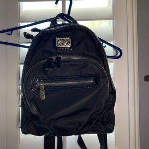 Brighton Canvas Small Backpack in Black